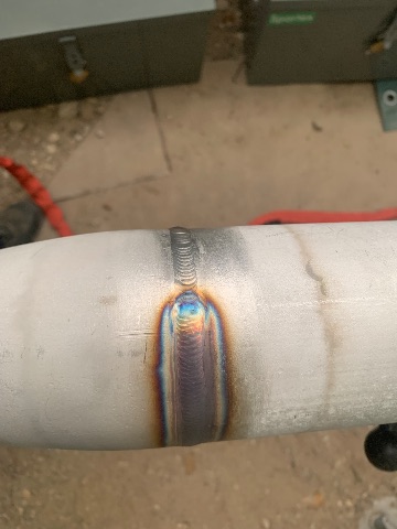 3 pouce inox 316 L tig