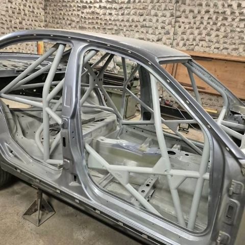 Pose arceau cage automobile soudure tig